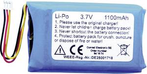 Jauch Quartz LP102530JU Spezial-Akku Prismatisch Kabel LiPo 3.7 V 700 mAh Jauch Quartz LP102530JU Spezial-Akku Prismatisch Kabel LiPo 3.7 V 700 mAh